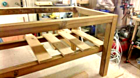 fabrication potager en bois
