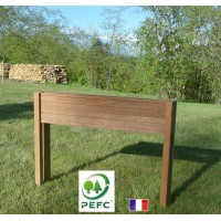 Jardinière murale sur pieds en bois